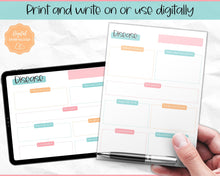 Load image into Gallery viewer, Disease Template, Nursing Patho Pathophysiology Study Guide for Students, Med Surg Brain Sheet, Disease Overview Printable | Colorful Sky