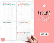Load image into Gallery viewer, Sinking Funds Tracker BUNDLE | Printable Savings, Budget & Finance Trackers | Colorful Sky