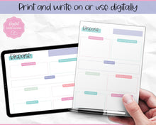 Load image into Gallery viewer, Disease Template, Nursing Patho Pathophysiology Study Guide for Students, Med Surg Brain Sheet, Disease Overview Printable | Mermaid