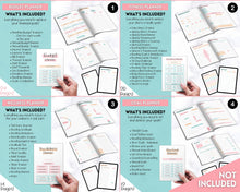 Load image into Gallery viewer, FREE - Expense Tracker Bundle | Income, Savings, Budget, Bill & Spending Tracker for Personal Finance | Colorful