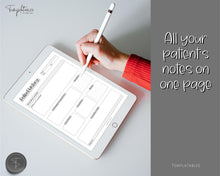 Load image into Gallery viewer, Patient History Sheet for Nursing School | Medical History Printable Report Sheet for Medical Students | Mono Sky