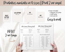 Load image into Gallery viewer, Who knows Mommy Best? Baby Shower Games Printable | Trivia Activity for Woodland, Boho, Neutral Theme Baby Showers