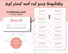 Load image into Gallery viewer, Couples Date Night Idea Cards | 100+ Printable Card Game Gift for Valentines, Birthdays & Anniversaries | Pink