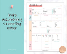 Load image into Gallery viewer, SBAR Nurse Brain Report Sheet | ICU Nurse Report, RN Nursing, New Grad, Patient Assessment, Printable Template | Sky Colorful