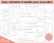 Load image into Gallery viewer, Product Planner Template Printable | Digital Small Business Product Planner | Mono