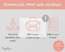 Load image into Gallery viewer, Dream Journal Printable BUNDLE | Dream Analysis, Dream Interpretation, Dream Tracker, Dream Diary & Sleep Tracker | Mono