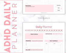 Load image into Gallery viewer, ADHD Daily Planner for Adults - Made for Neurodivergent Brains | Pink