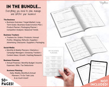 Load image into Gallery viewer, Product Planner Template Printable | Digital Small Business Product Planner | Mono