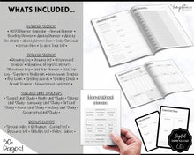 Load image into Gallery viewer, Homeschool Planner Printable | Academic Lesson Planner for Homeschool Teacher | Mono