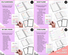 Load image into Gallery viewer, FREE - Monthly Goals & Reflections Printables | Pastel Rainbow