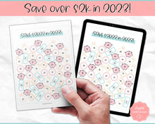 Load image into Gallery viewer, Save 2023 in 2023 Savings Tracker | 2k Savings Challenge Printable | Sky