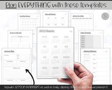 Load image into Gallery viewer, TEACHER Planner  Printable - 50+ pg BUNDLE | Academic Lesson Planner Template | Mono