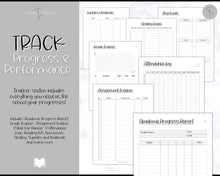 Load image into Gallery viewer, Homeschool Planner Printable | Academic Lesson Planner for Homeschool Teacher | Mono