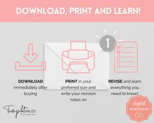 Load image into Gallery viewer, Nursing Revision Sheets for Medical School | Medicine & Nursing Students, Exam Revision Notes & Guide Templates | Pink