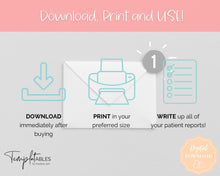 Load image into Gallery viewer, SBAR Nurse Brain Report Sheet | ICU Nurse Report, RN Nursing, New Grad, Patient Assessment, Printable Template | Sky Colorful