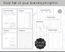 Load image into Gallery viewer, Homeschool Planner Printable | Academic Lesson Planner for Homeschool Teacher | Mono
