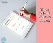 Load image into Gallery viewer, Patient History Sheet for Nursing School | Medical History Printable Report Sheet for Medical Students | Colorful Sky