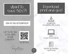 Load image into Gallery viewer, Get To Know Me Printable Game |  Get To Know You Ice Breaker Game | Employee Favorite Things, Team Building, Christmas Party | Sky Mono