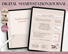 Load image into Gallery viewer, Digital Manifestation & Affirmation Journal | GoodNotes Law of Attraction, Vision Board & Mindfulness Planner | Lux