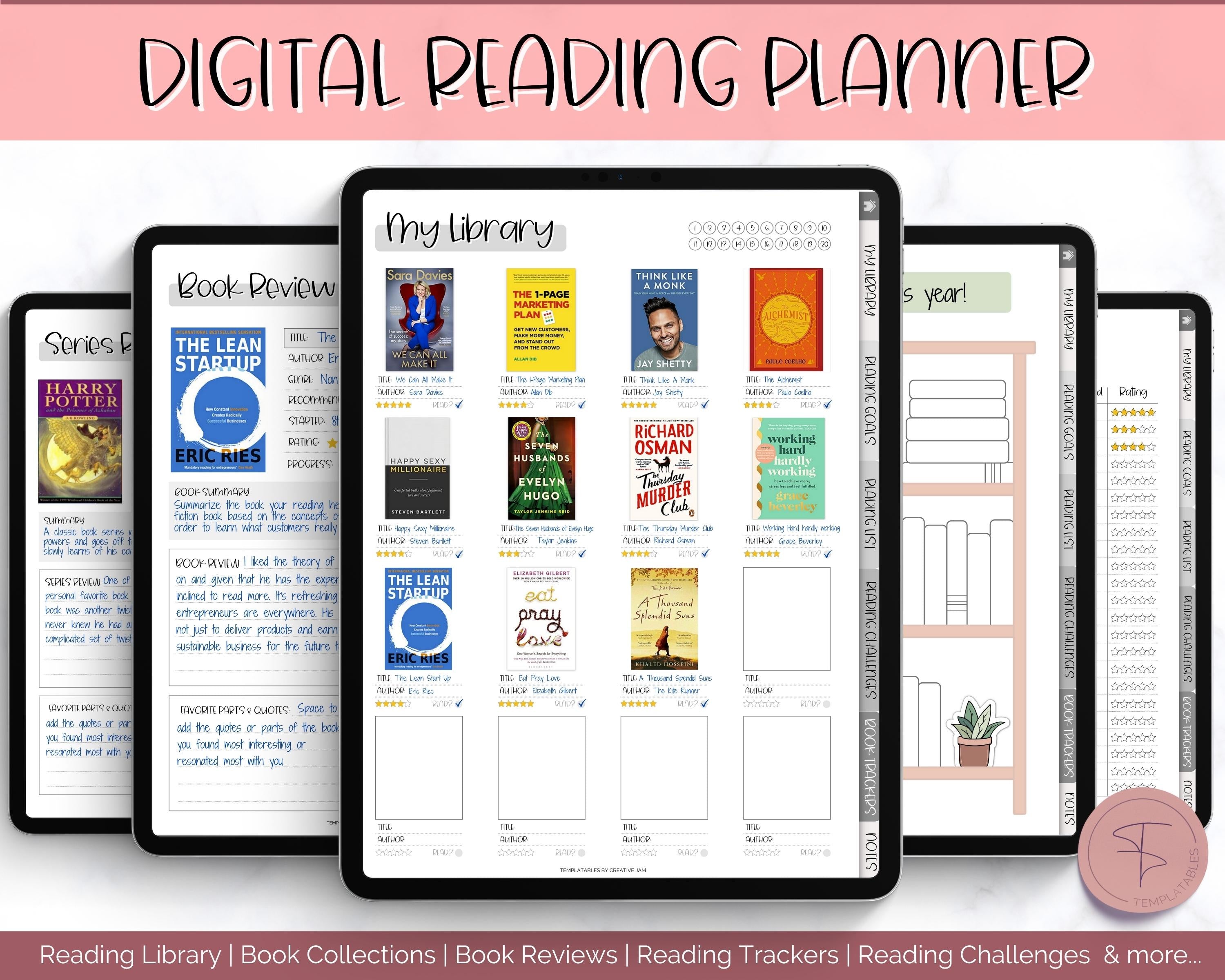 The Number 1 Best Digital Reading Journal Every Reader Needs - The Curious  Planner