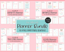 Load image into Gallery viewer, Annual Budget Tracker | Bill, Expenses, Income & Savings Tracker | Colorful Sky