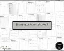 Load image into Gallery viewer, Homeschool Planner Printable | Academic Lesson Planner for Homeschool Teacher | Mono