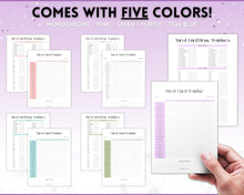 Load image into Gallery viewer, Tarot Card Trackers & Monthly Readings | Learn Tarot Card Readings, Tarot Spreads | Beginner Tarot Planner Workbook, Grimoire & Cheat Sheets | Purple