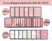 Load image into Gallery viewer, Digital Manifestation & Affirmation Journal | GoodNotes Law of Attraction, Vision Board & Mindfulness Planner | Pink