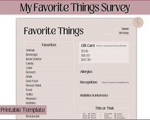 Load image into Gallery viewer, Get To Know Me Printable Game |  Get To Know You Ice Breaker Game | Employee Favorite Things, Team Building, Christmas Party | Lux