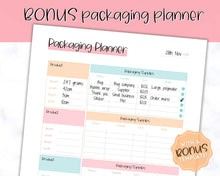 Load image into Gallery viewer, Product Planner Template Printable | Digital Small Business Product Planner | Colorful Sky