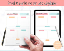 Load image into Gallery viewer, Nursing Revision Sheets for Medical School | Medicine & Nursing Students, Exam Revision Notes & Guide Templates | Sky Colorful