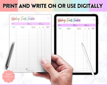 Load image into Gallery viewer, Sinking Funds Tracker BUNDLE | Printable Savings, Budget & Finance Trackers | Pastel Rainbow