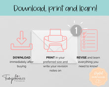 Load image into Gallery viewer, Nursing Revision Sheets for Medical School | Medicine & Nursing Students, Exam Revision Notes & Guide Templates | Sky Colorful