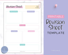 Load image into Gallery viewer, Nursing Revision Sheets for Medical School | Medicine & Nursing Students, Exam Revision Notes & Guide Templates | Sky Mermaid