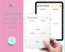 Load image into Gallery viewer, Nursing Revision Sheets for Medical School | Medicine & Nursing Students, Exam Revision Notes & Guide Templates | Sky Mermaid