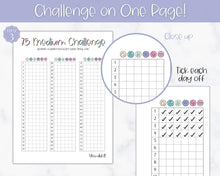 Load image into Gallery viewer, EDITABLE 75 MEDIUM Challenge Tracker | 75medium Printable Challenge, Fitness & Health Planner | Medium