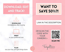 Load image into Gallery viewer, ADHD Daily Planner for Adults - Made for Neurodivergent Brains | Pink Watercolor