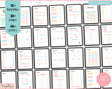 Load image into Gallery viewer, Digital GOAL Planner | GoodNotes Goals Tracker, SMART Goal Setting, Vision Board, UNDATED iPad Goal Journal | Colorful Sky