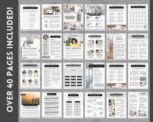 Load image into Gallery viewer, Employee Onboarding Handbook Template | New Hire Welcome Packet & New Hire Checklist | Editable eBook Canva Template | Mono