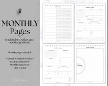 Load image into Gallery viewer, Manifestation & Affirmation Journal | Law of Attraction, Vision Board & Mindfulness Printables | Mono