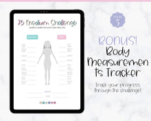 Load image into Gallery viewer, EDITABLE 75 MEDIUM Challenge Tracker | 75medium Printable Challenge, Fitness & Health Planner | Medium