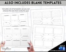 Load image into Gallery viewer, EDITABLE Nursing Concept Map Template | Nursing School Notes, Study Guide & Student Nurse Pharmacology & Med Surg Planner | Pink & Mono