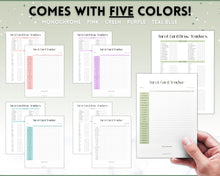 Load image into Gallery viewer, Tarot Card Trackers & Monthly Readings | Learn Tarot Card Readings, Tarot Spreads | Beginner Tarot Planner Workbook, Grimoire & Cheat Sheets | Green