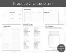 Load image into Gallery viewer, Manifestation & Affirmation Journal | Law of Attraction, Vision Board & Mindfulness Printables | Mono