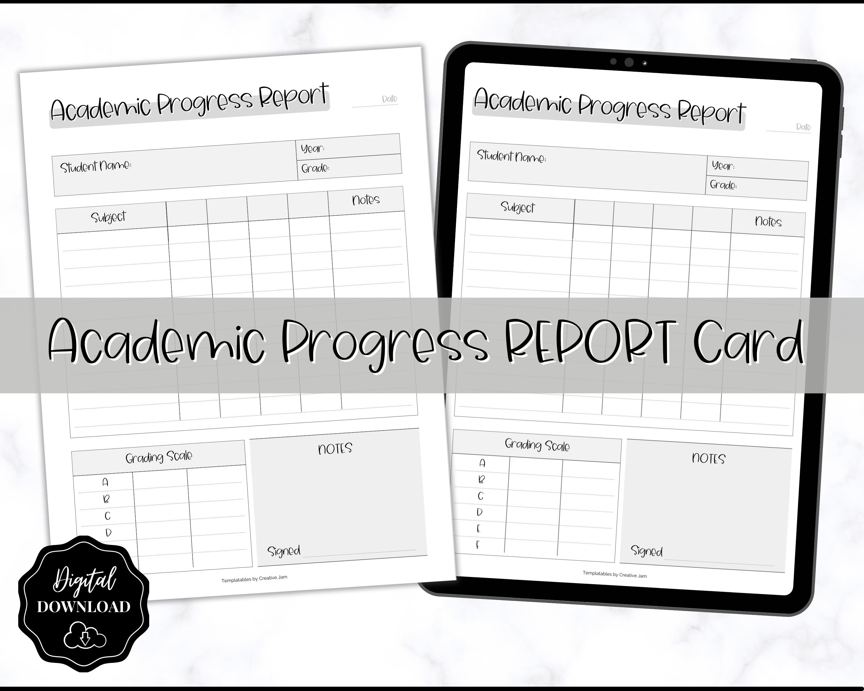 Academic Report Template Academic Report Template