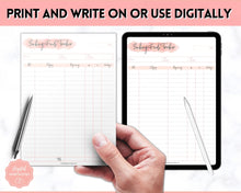 Load image into Gallery viewer, Sinking Funds Tracker BUNDLE | Printable Savings, Budget & Finance Trackers | Pink Watercolor