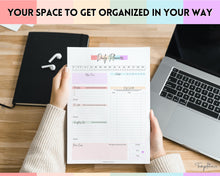 Load image into Gallery viewer, ADHD Daily Planner for Adults - Made for Neurodivergent Brains | Pastel
