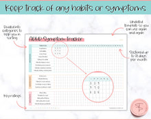 Load image into Gallery viewer, ADHD Symptom Tracker, Behavior & Hygiene Tracker BUNDLE | Colorful Sky