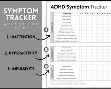 Load image into Gallery viewer, ADHD Symptom Tracker, Behavior & Hygiene Tracker BUNDLE | Mono