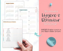 Load image into Gallery viewer, ADHD Symptom Tracker, Behavior & Hygiene Tracker BUNDLE | Colorful Sky